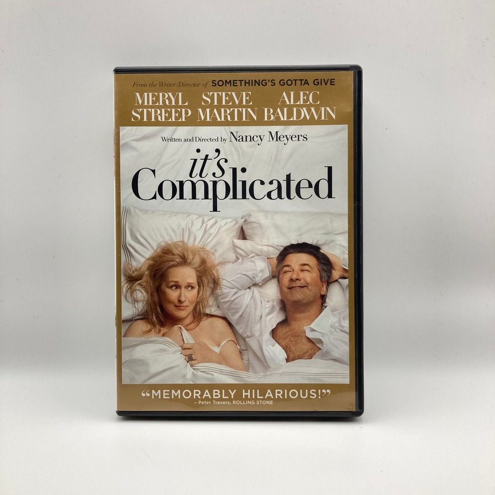 It's Complicated DVD Meryl Streep Steve Martin Alec Baldwin Nancy Meyers Comedy